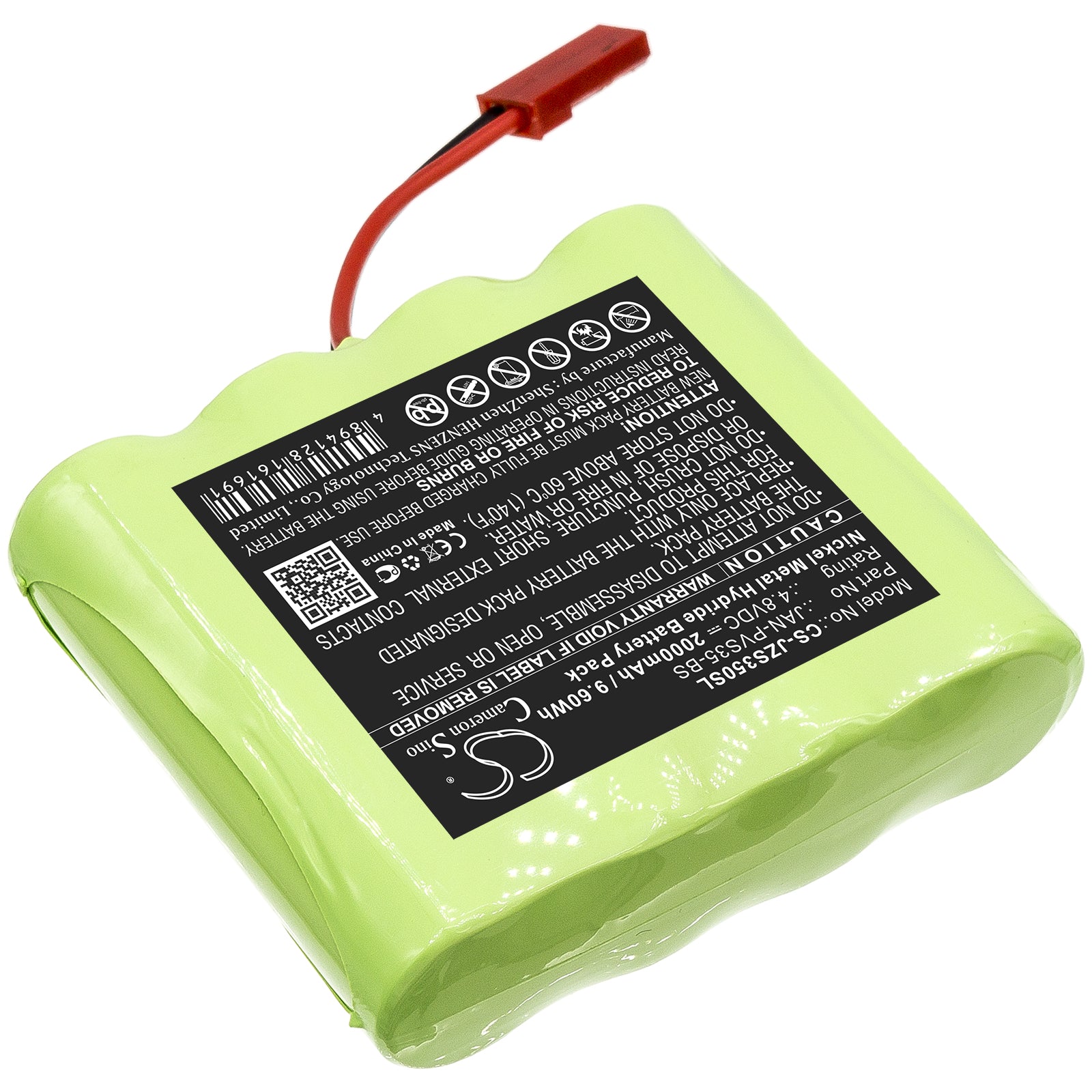 Ni-MH Battery fits Jandy, Zodiac Polaris Sol 1000 Pool Control System, Zodiac S35 Remote 4.8V, 2000mAh Smart Home Cameron Sino Technology Limited