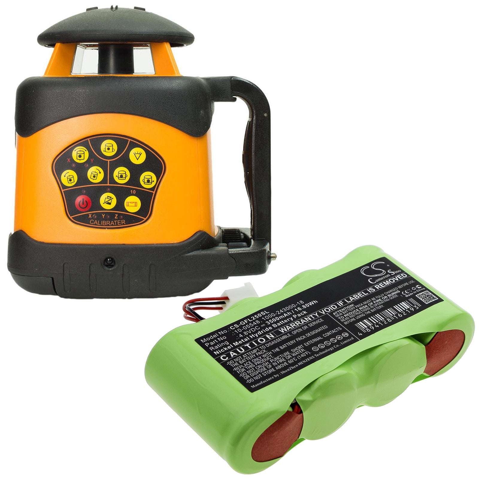 Ni-MH Battery fits Geo, Fennel Fl 250 Va-n, Lx250 4.8V, 3500mAh Equipment & Survey & Test Cameron Sino Technology Limited
