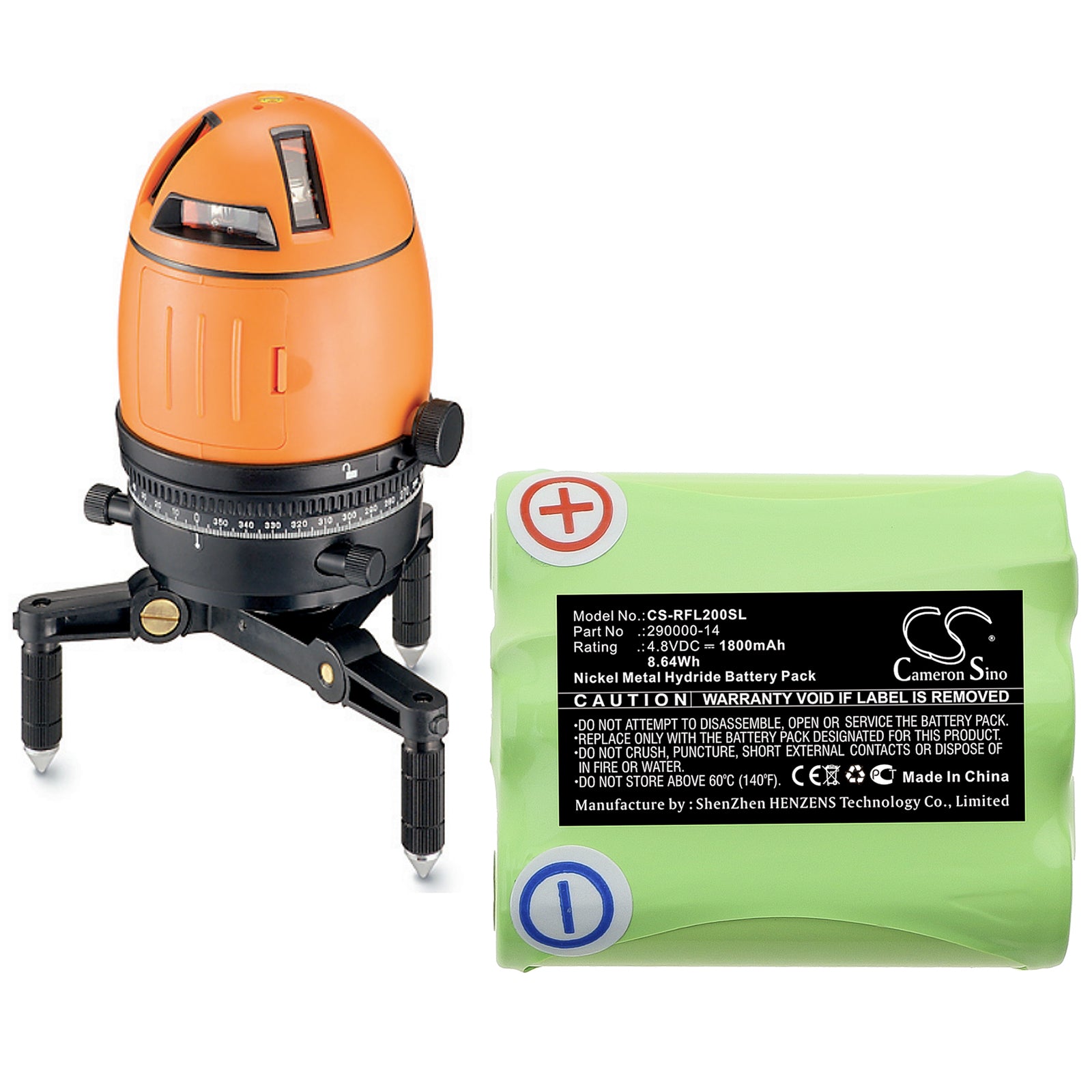 Ni-MH Battery fits Linienlaser, Geofennel Fl 50, Geofennel Fl 50 Plus 3.6V, 1800mAh Equipment & Survey & Test Cameron Sino Technology Limited