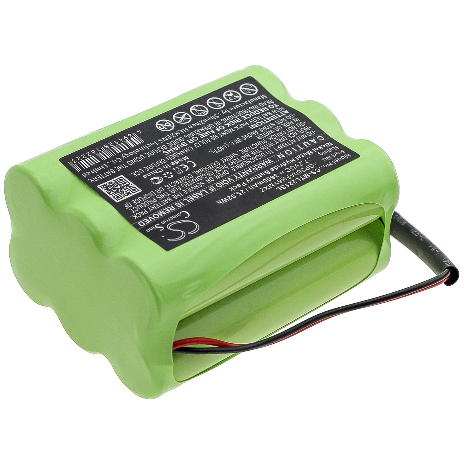 Ni-MH Battery fits Megalite, P-335, Mettler 7.2V, 3600mAh Equipment & Survey & Test Cameron Sino Technology Limited