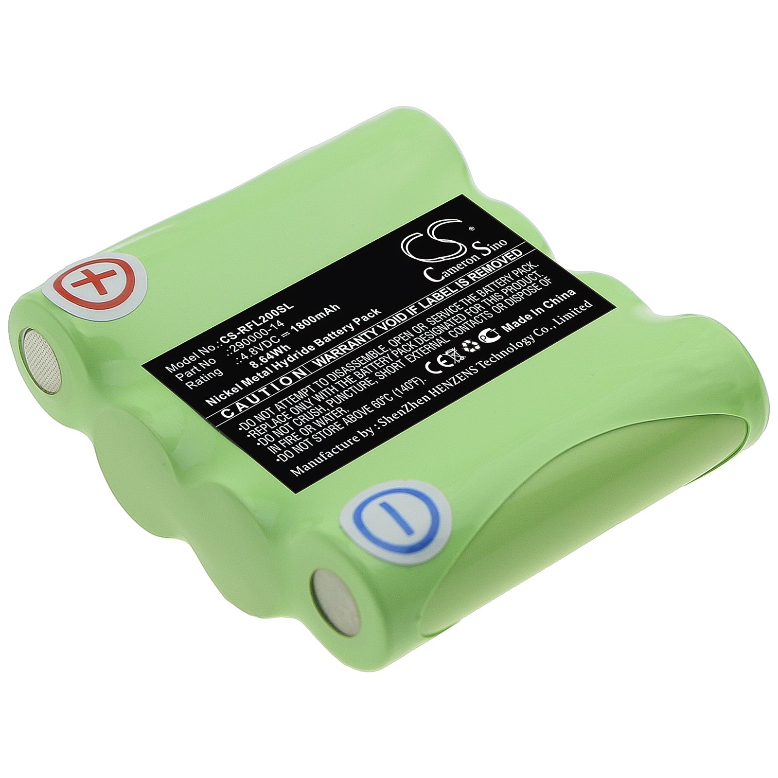 Ni-MH Battery fits Rotationslaser, Fl 20, Fl 200a 4.8V, 1800mAh Equipment & Survey & Test Cameron Sino Technology Limited
