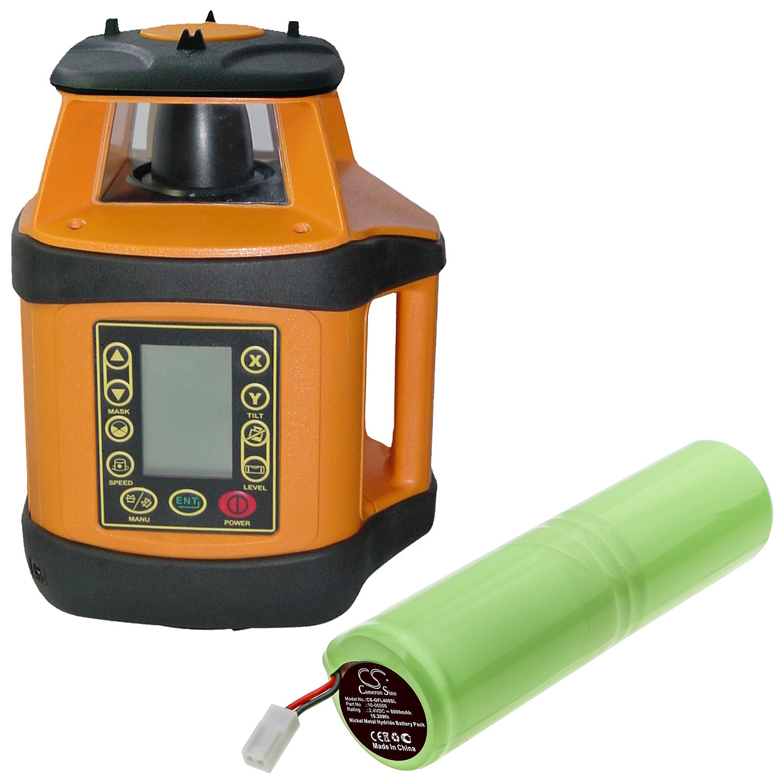 Ni-MH Battery fits Rotationslaser, Fl 400 Ha-g 2.4V, 8000mAh Equipment & Survey & Test Cameron Sino Technology Limited