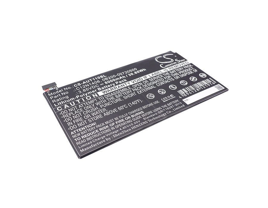 Li-Polymer Battery fits Asus, Pad Transformer Book T100tal, Transformer Book T100tal 3.85V, 8000mAh Tablet Cameron Sino Technology Limited