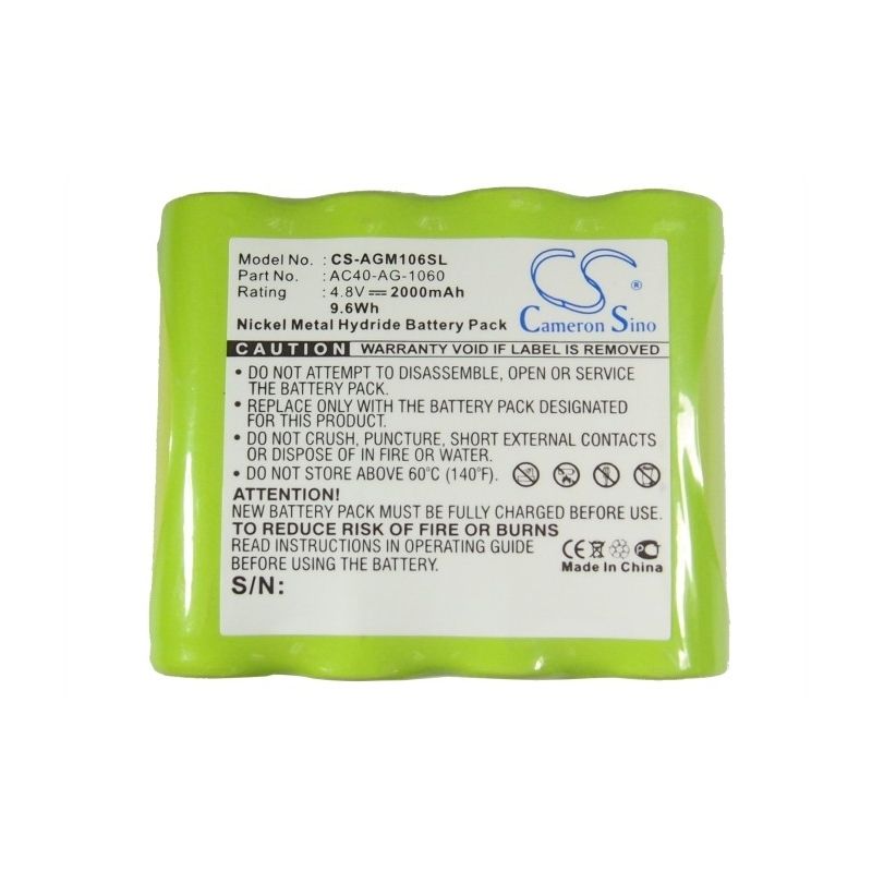 Ni-MH Battery fits Astro, Gaming Mixamp, Video Gaming Equipment, 4.8V, 2000mAh Game Console Cameron Sino Technology Limited