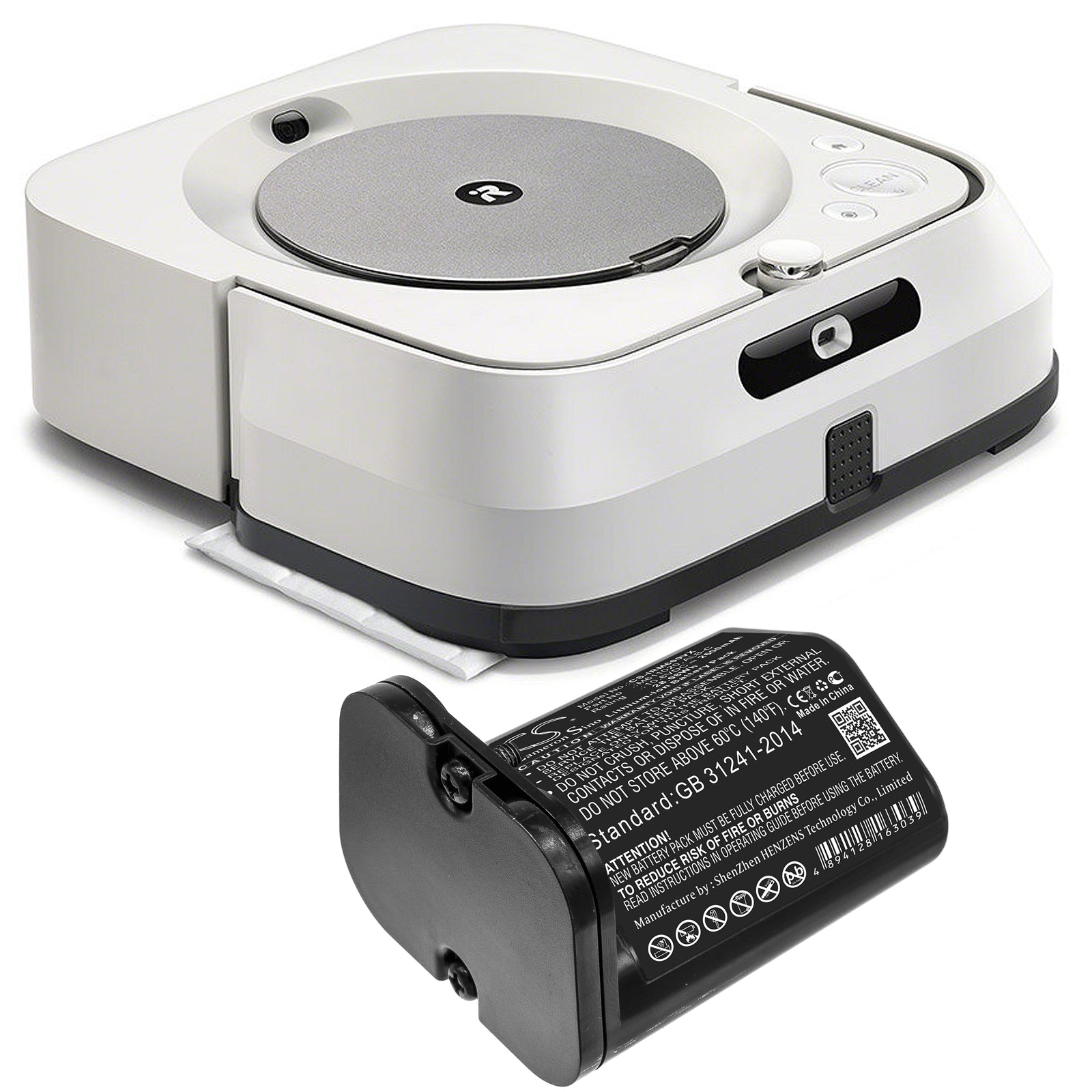 Li-ion Battery fits Irobot, Braava Jet M6 10.8V, 2600mAh Vacuum Cameron Sino Technology Limited