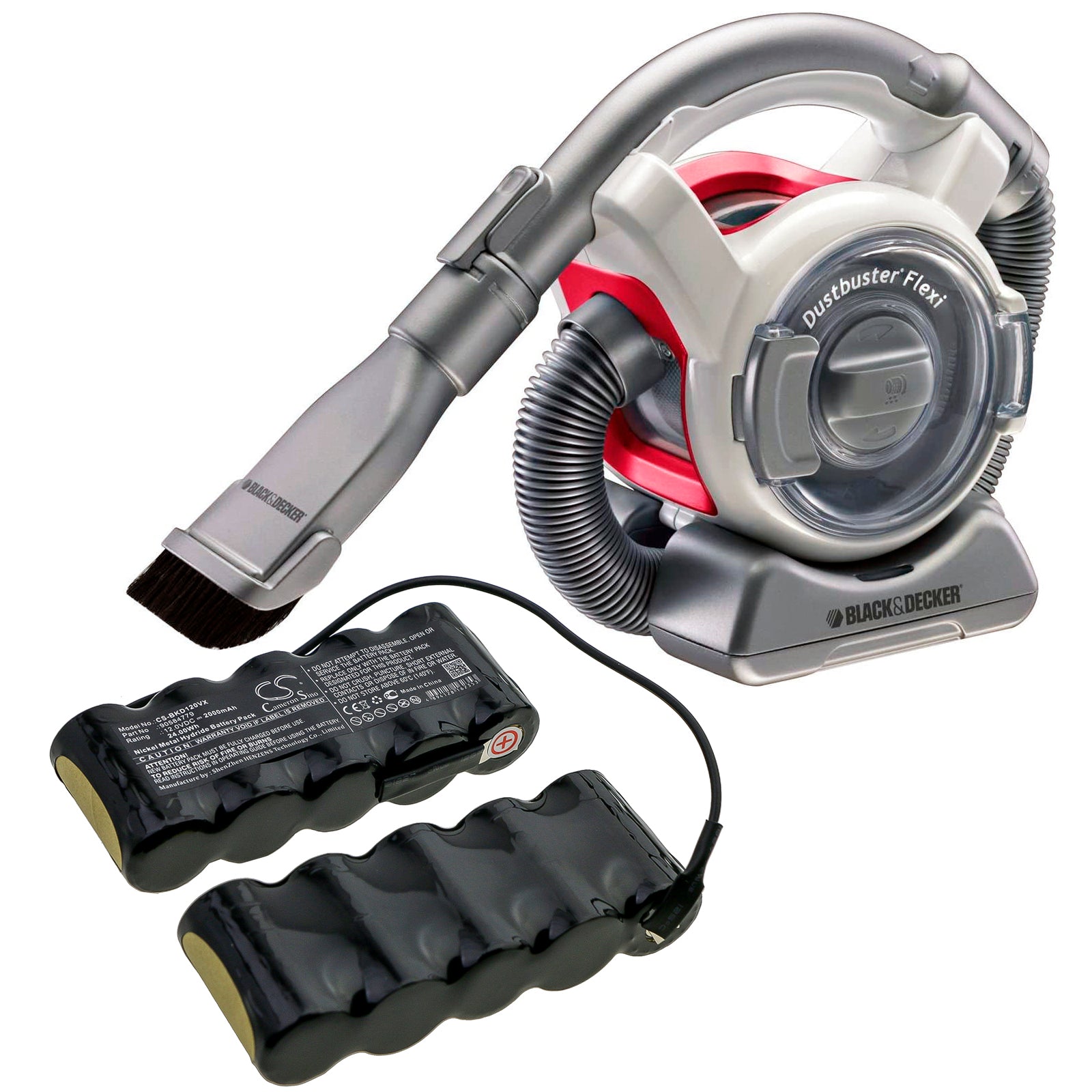 Ni-MH Battery fits Black And Decker, 90584779 12.0V, 2000mAh Vacuum Cameron Sino Technology Limited