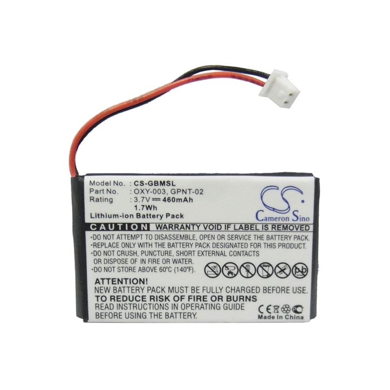 Li-Polymer Battery fits Nintendo, Game Boy Micro, Oxy-001, 3.7V, 460mAh Game Console Cameron Sino Technology Limited
