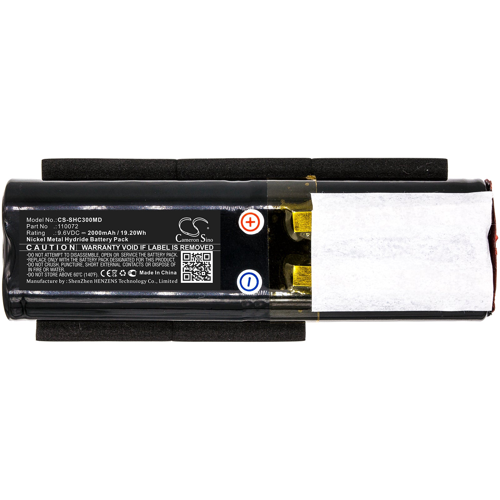 Ni-MH Battery fits Schiller, At3 Ekg 9.6V, 2000mAh Medical Cameron Sino Technology Limited