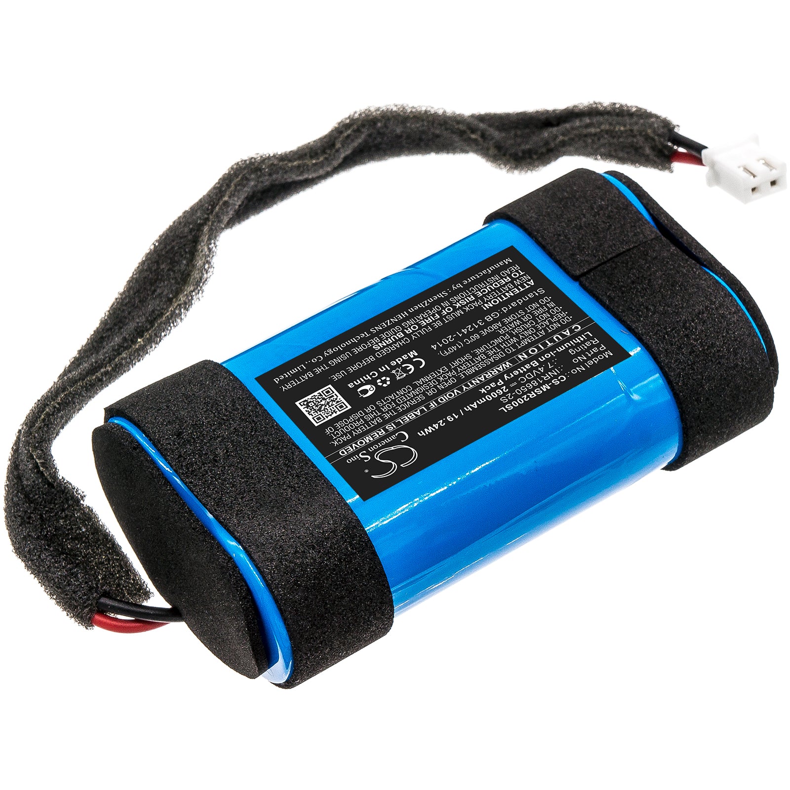 Li-ion Speaker Battery fits Monster, Rove 2 7.4V, 2600mAh Speaker Cameron Sino Technology Limited