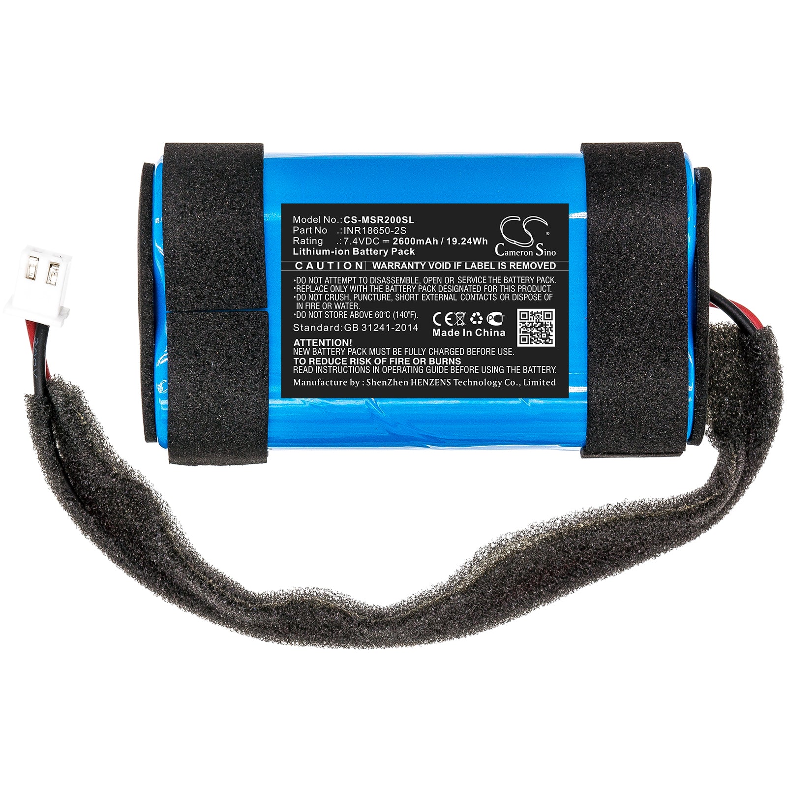 Li-ion Speaker Battery fits Monster, Rove 2 7.4V, 2600mAh Speaker Cameron Sino Technology Limited