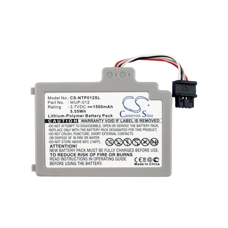 Li-polymer Battery Fits Nintendo, Wii U, Wii U Gamepad, Wup-010 3.7v, 1500mah Game Console Cameron Sino Technology Limited