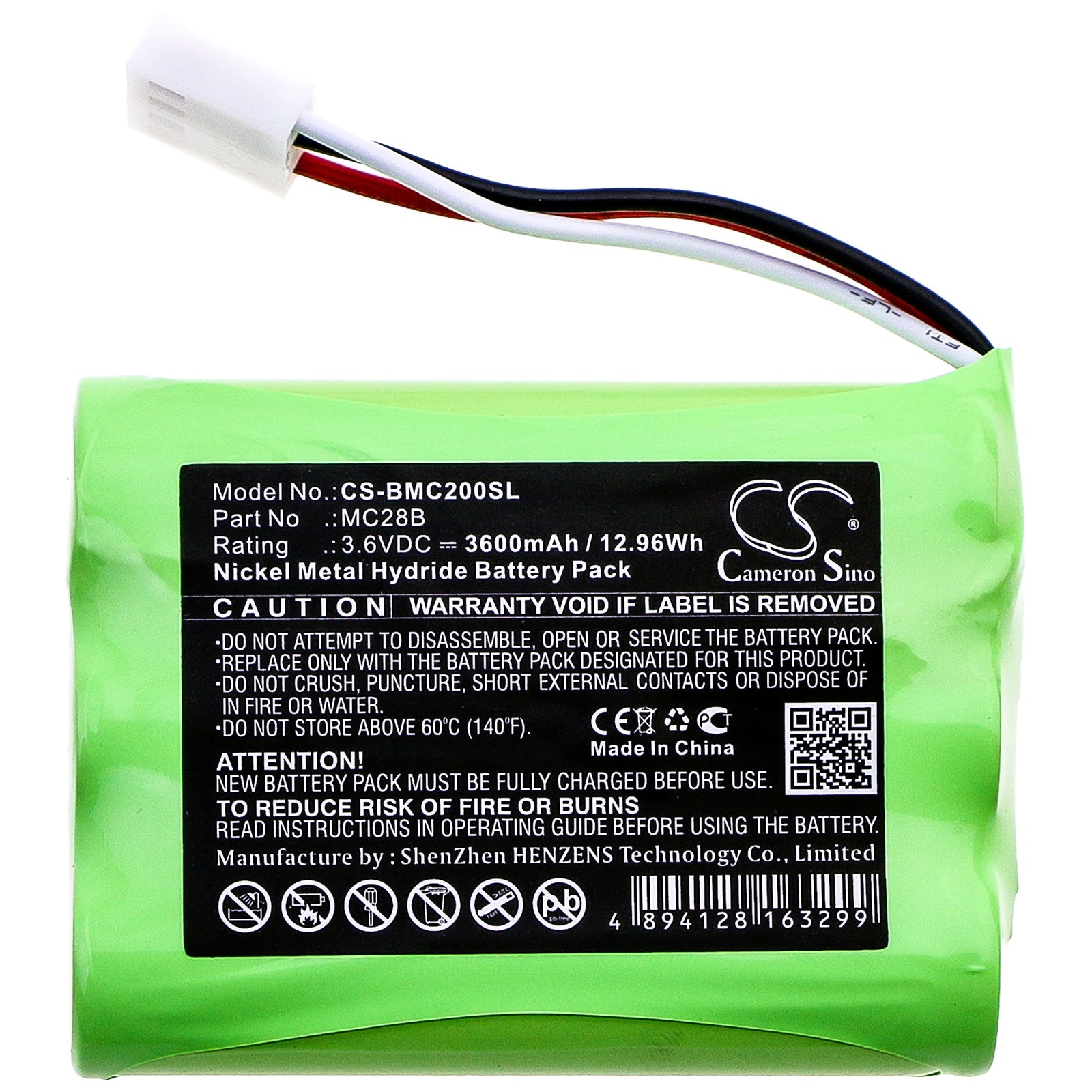 Ni-MH Battery fits Beamex, Mc2-is, Mc2-mf 3.6V, 3600mAh Equipment & Survey & Test Cameron Sino Technology Limited