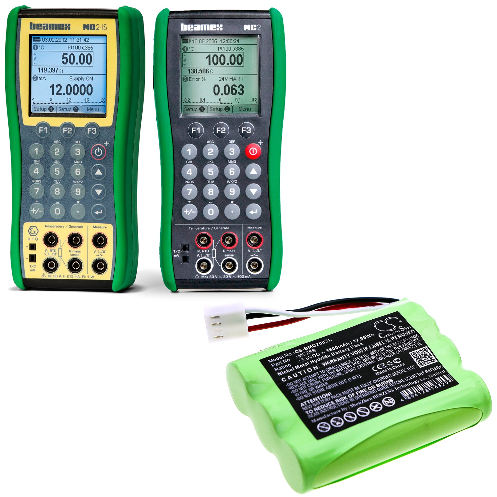 Ni-MH Battery fits Beamex, Mc2-is, Mc2-mf 3.6V, 3600mAh Equipment & Survey & Test Cameron Sino Technology Limited