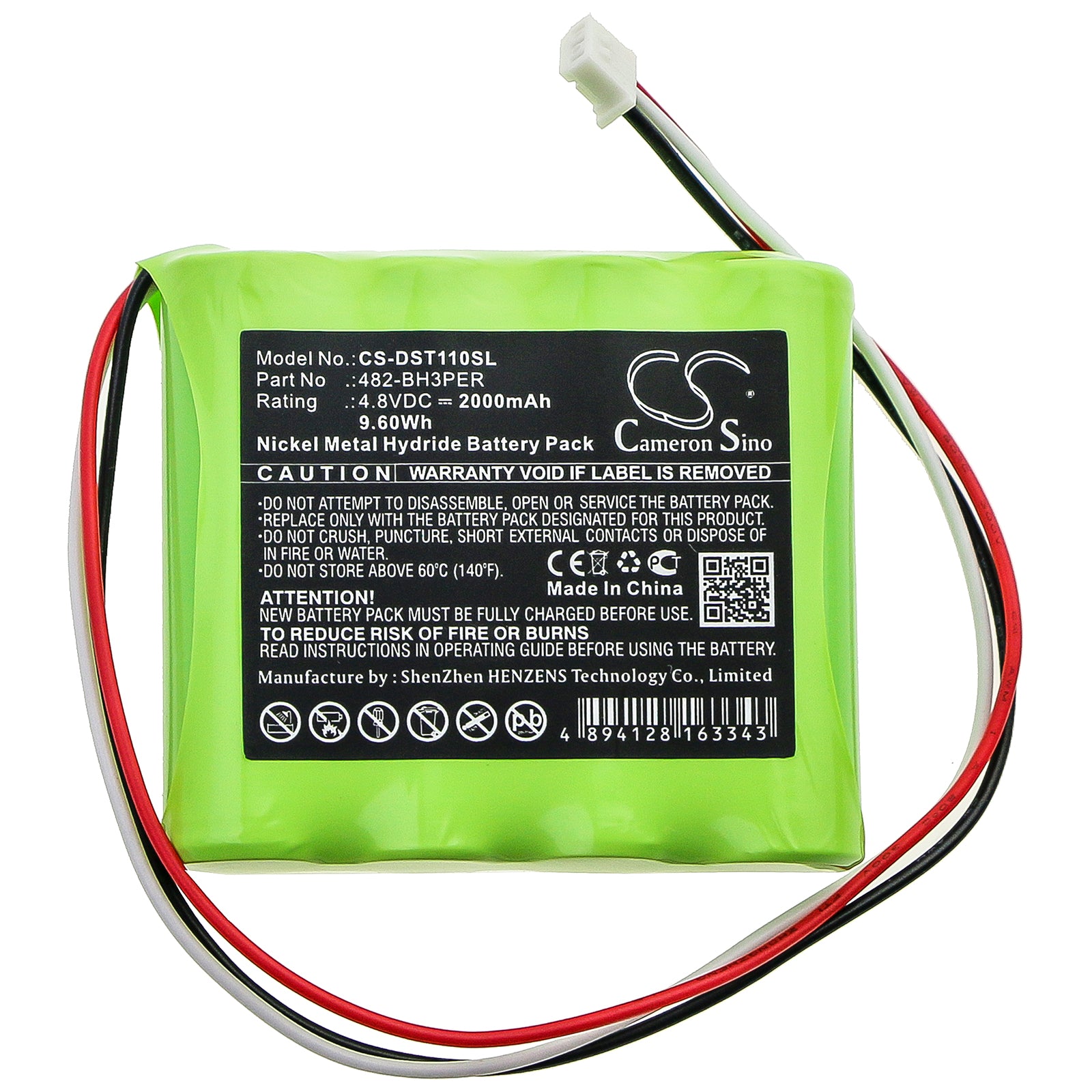 Ni-MH Battery fits Imada, Dst-11 Digital Force Gauge 4.8V, 2000mAh Equipment & Survey & Test Cameron Sino Technology Limited
