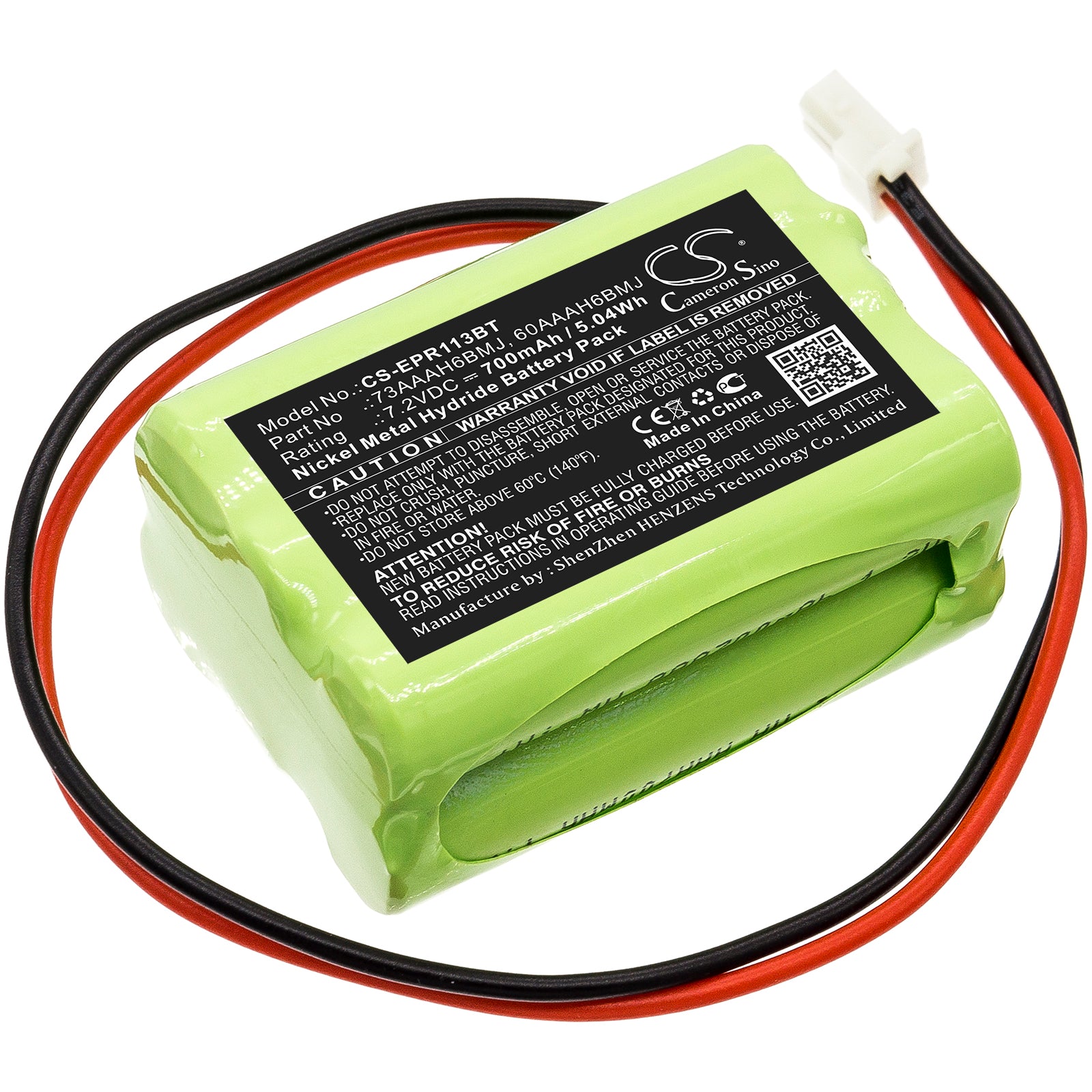Ni-MH Battery fits Electia, 1131 Dtmf, 1132 Gsm 7.2V, 700mAh Alarm System Cameron Sino Technology Limited