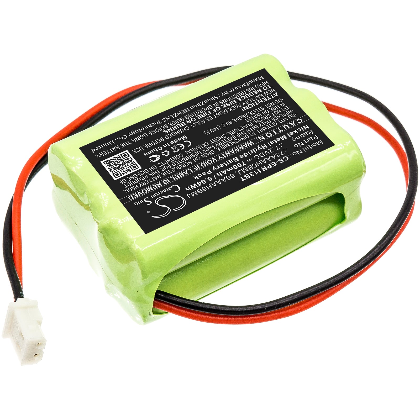 Ni-MH Battery fits Electia, 1131 Dtmf, 1132 Gsm 7.2V, 700mAh Alarm System Cameron Sino Technology Limited