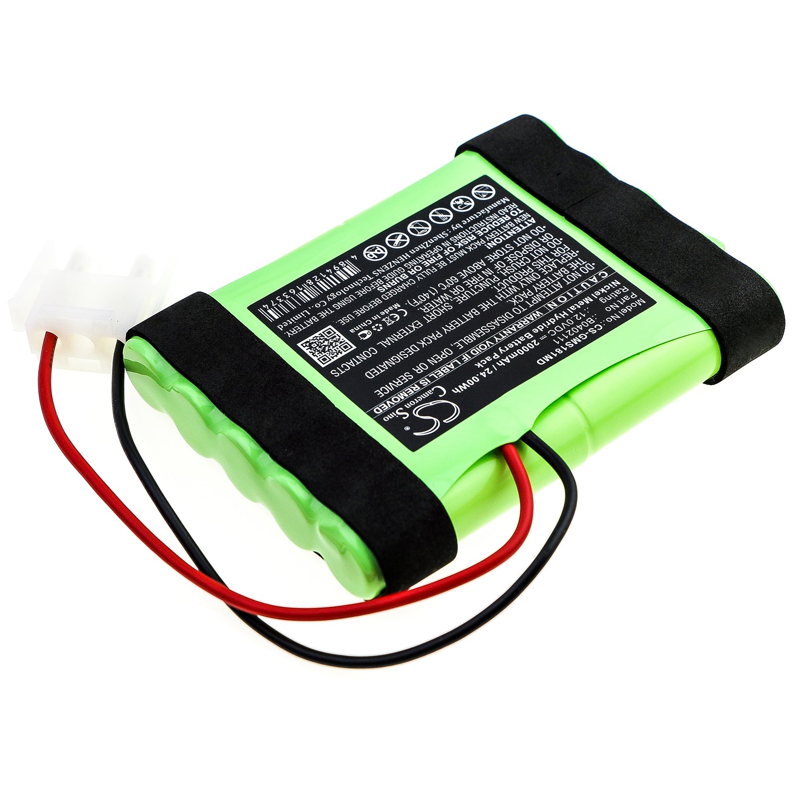Ni-MH Battery fits Ge, Defi Scp851, Hellige Servomed Sms 181 12.0V, 2000mAh Medical Cameron Sino Technology Limited
