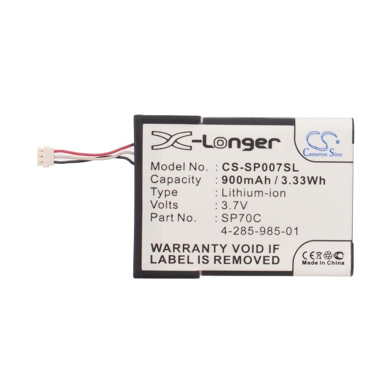 Li-ion Battery Fits Sony, Psp E1000, Psp E1002, Psp E1004 3.7v, 900mah Game Console Cameron Sino Technology Limited
