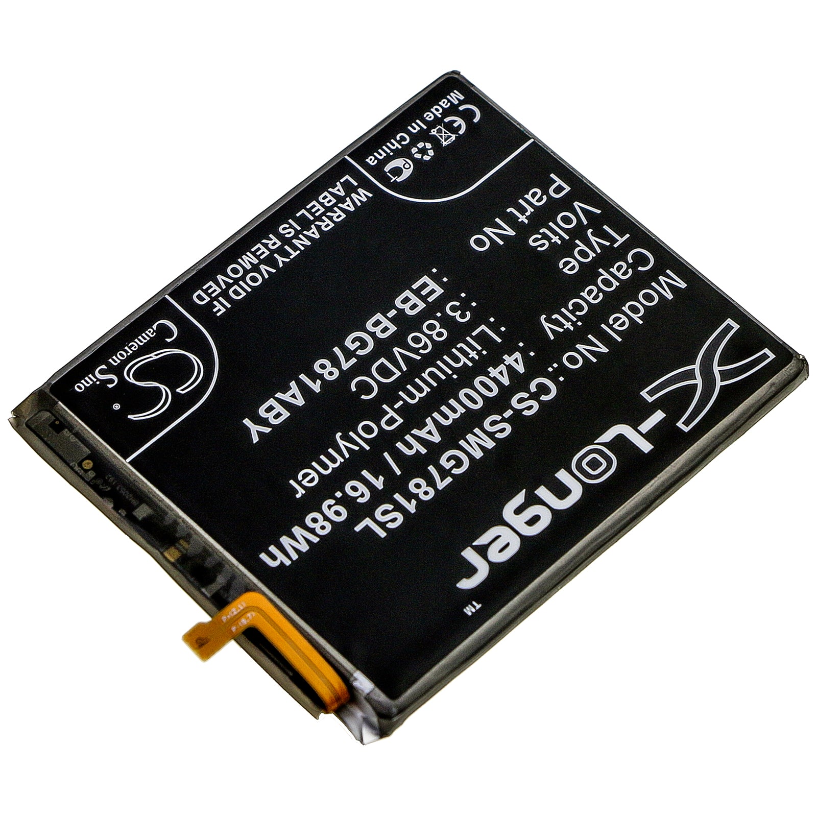Li-Polymer Battery fits Samsung, Galaxy S20 Fan Edition, Galaxy S20 Fe 5g 3.86V, 4400mAh Mobile & SmartPhone Cameron Sino Technology Limited