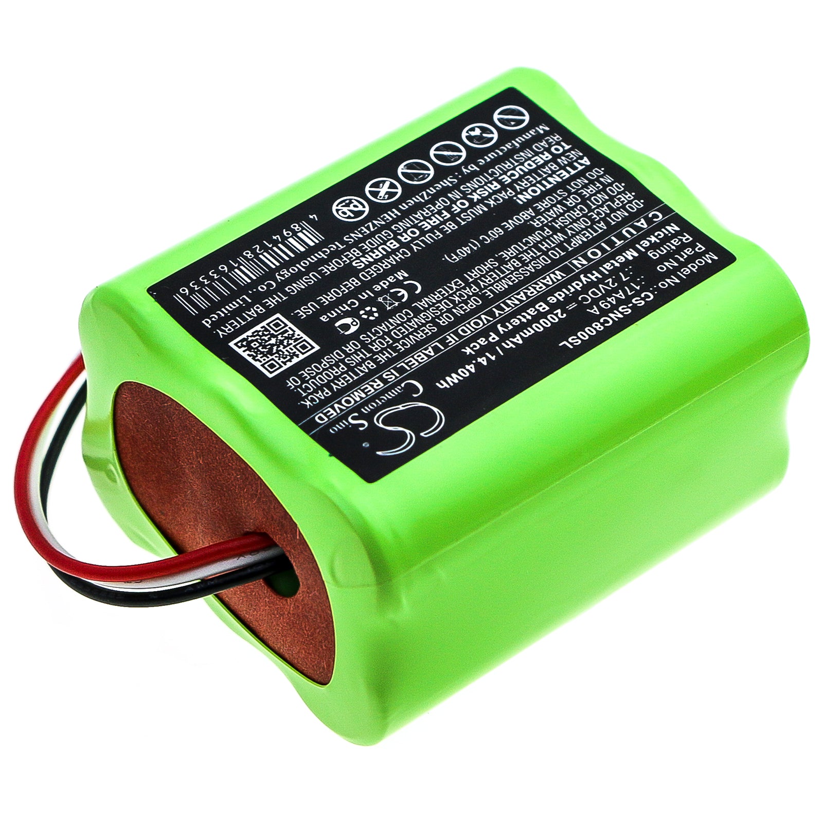 Ni-MH Battery fits Sencore, 17a49 A, Avt-800217 D 7.2V, 2000mAh Equipment & Survey & Test Cameron Sino Technology Limited