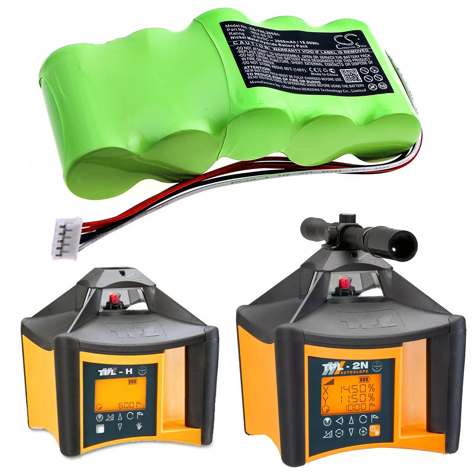 Ni-MH Battery fits Theis, Tpl-2n, Tpl-h 6.0V, 3000mAh Equipment & Survey & Test Cameron Sino Technology Limited