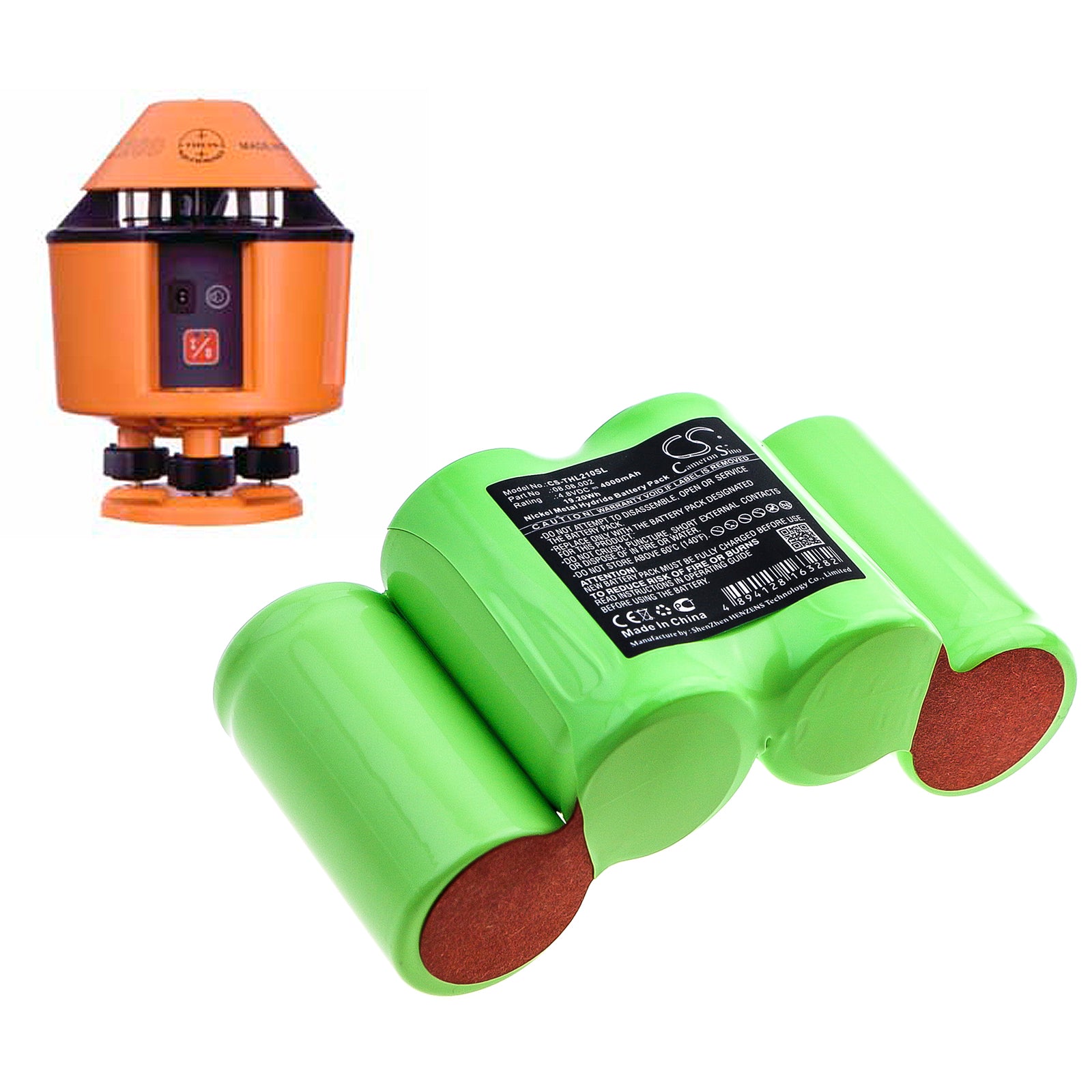 Ni-MH Battery fits Theis, Tal Evolution (200), Tal S 4.8V, 4000mAh Equipment & Survey & Test Cameron Sino Technology Limited