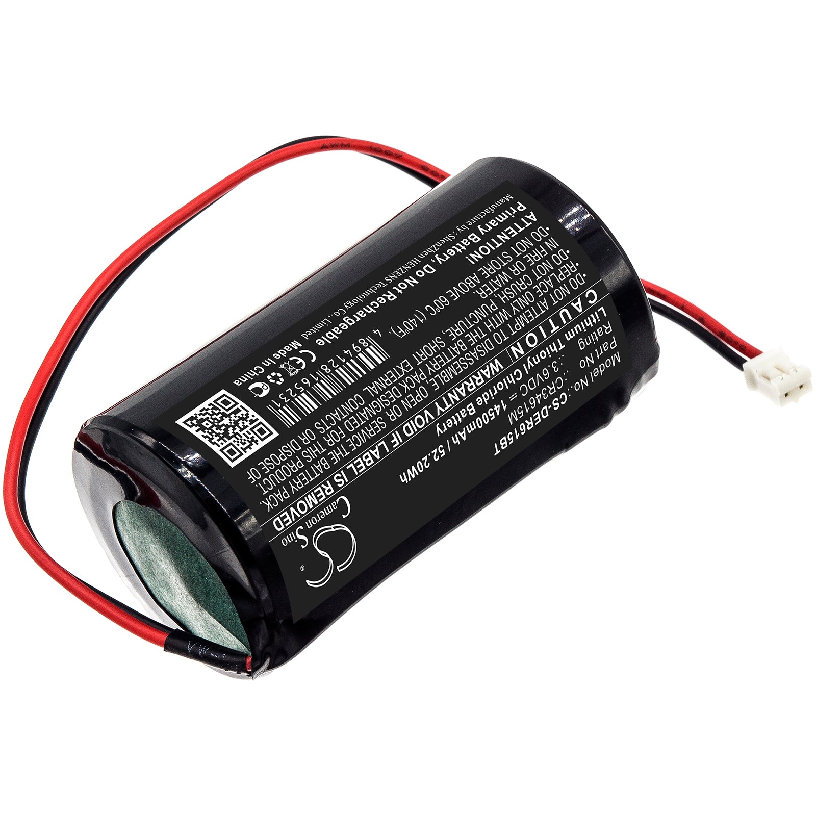 Li-SOCl2 Battery fits Pyronix, Enforcer Deltabell Siren Alarm 3.6V, 14500mAh Alarm System Cameron Sino Technology Limited