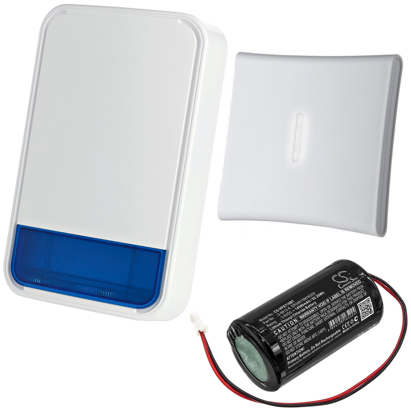 Li-SOCl2 Battery fits Visonic, Mc-s710, Mc-s720, Mcs-730 3.6V, 14500mAh Alarm System Cameron Sino Technology Limited