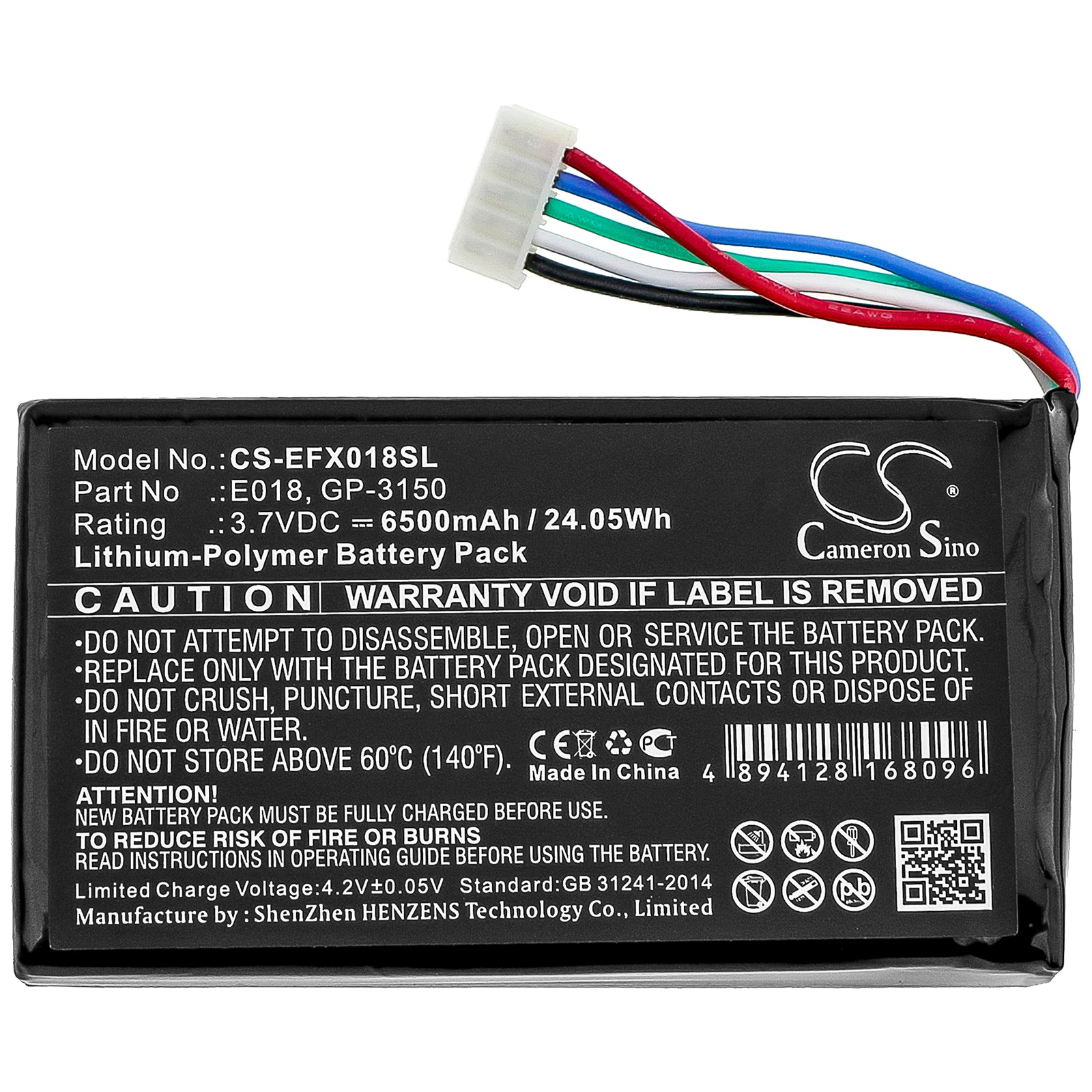 Li-Polymer Battery fits Exfo, Ox1, Ox1 Optical Explorer, Ox1 Optical Fiber Multimeter 3.7V, 6500mAh Equipment & Survey & Test Cameron Sino Technology Limited