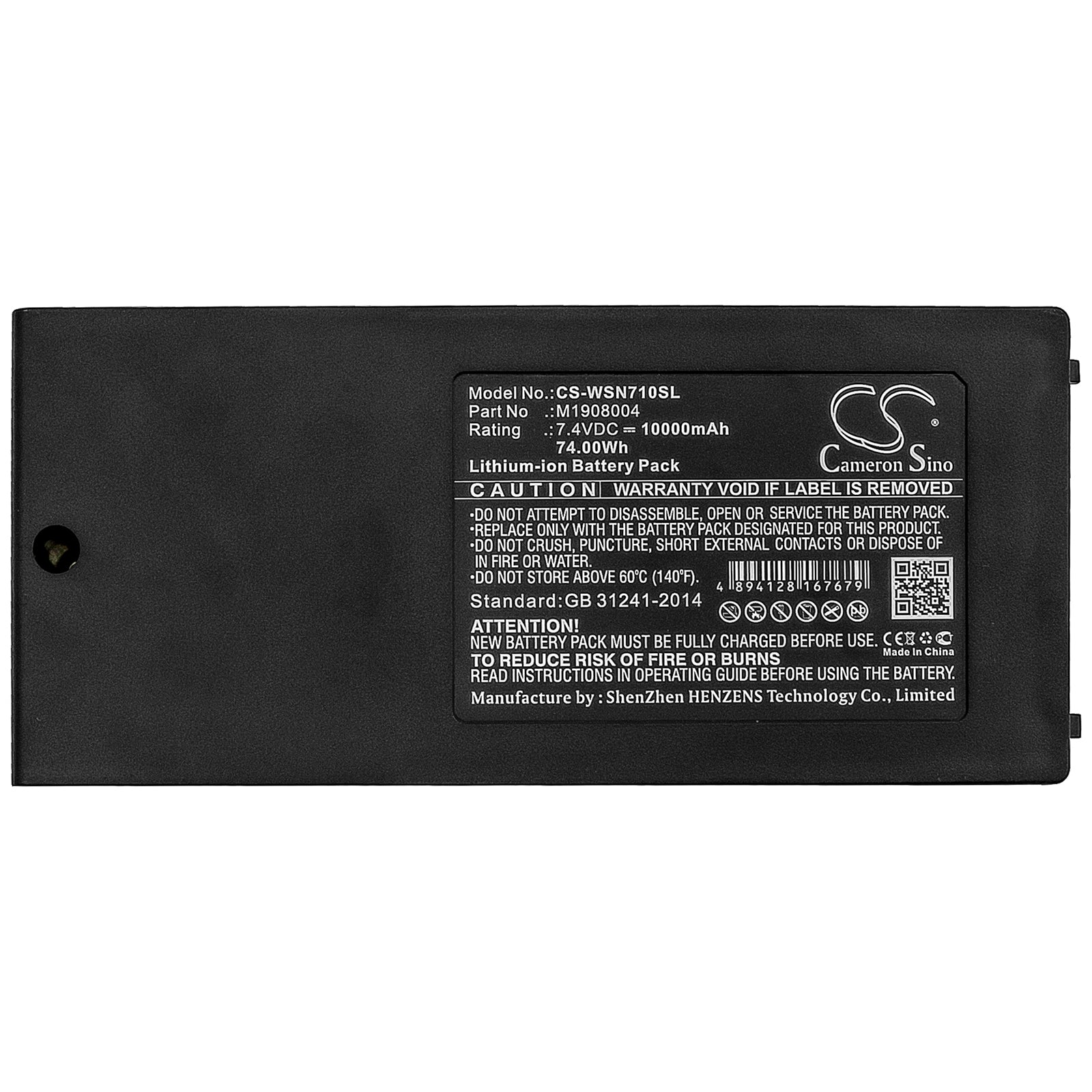 Li-ion Battery fits Owon, Mso7062td, Mso7062td-v, Mso7102td 7.4V, 10000mAh Equipment & Survey & Test Cameron Sino Technology Limited