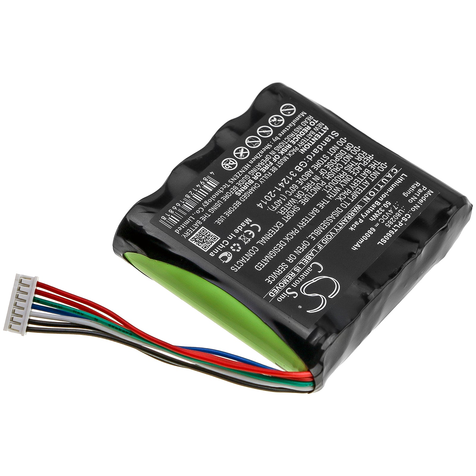 Li-ion Battery fits Platinum Tools, T66006b 7.4V, 6800mAh Equipment & Survey & Test Cameron Sino Technology Limited