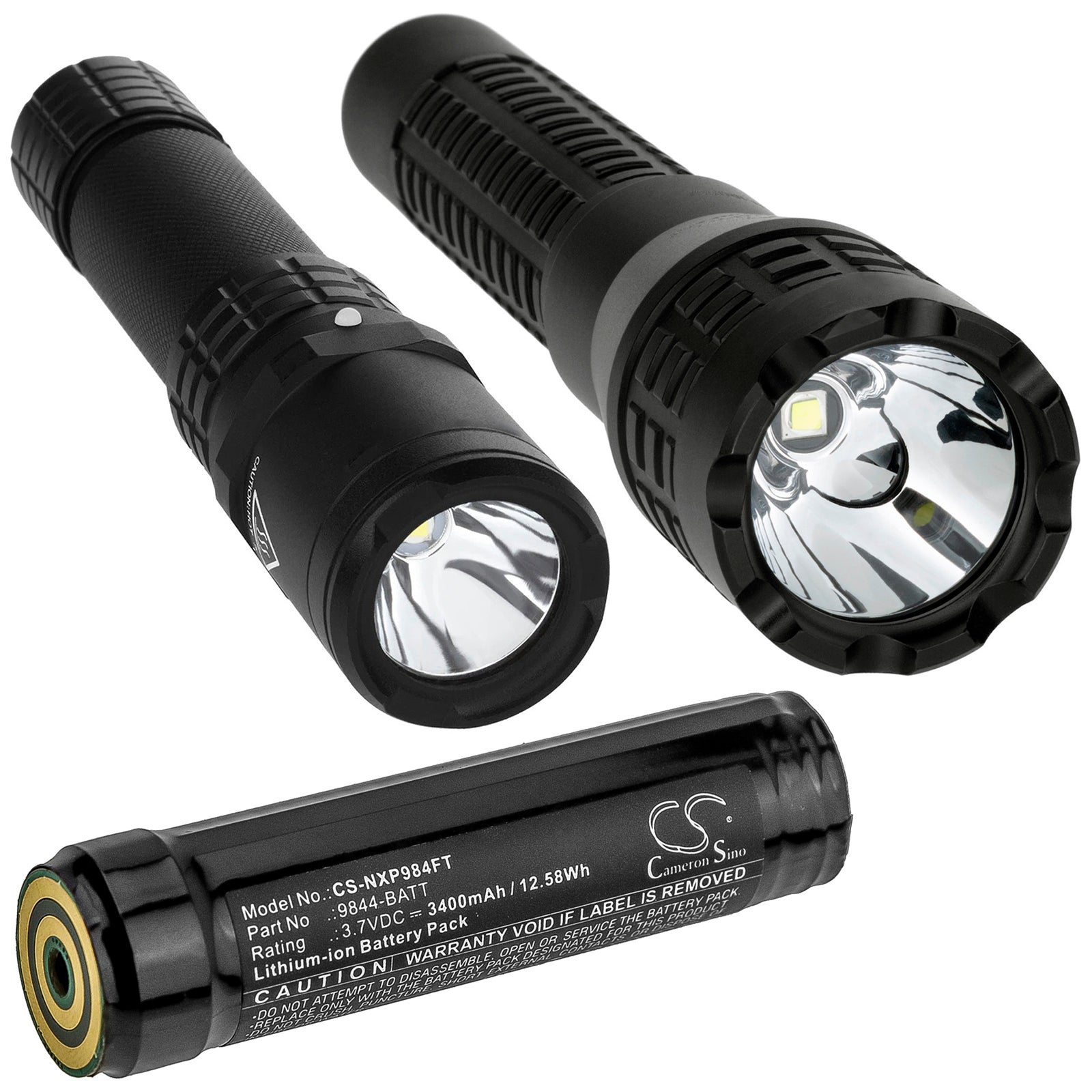 Li-ion Battery fits Nightstick, Nsp-9842xl, Nsr-9844xl, Usb-578xl 3.7V, 3400mAh Flashlight Cameron Sino Technology Limited