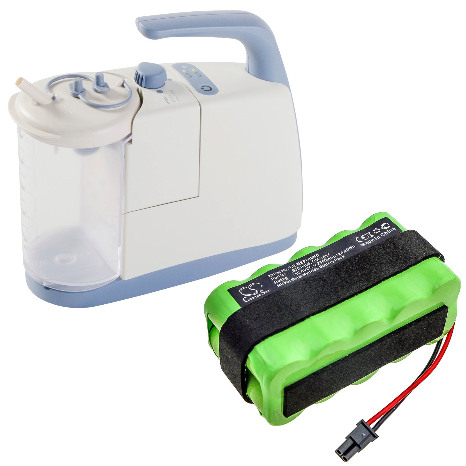 Ni-MH Battery fits Medela, Aspirateur Clario, Clario Home Care Suction Pump, Pump Clario 12.0V, 2000mAh Medical Cameron Sino Technology Limited