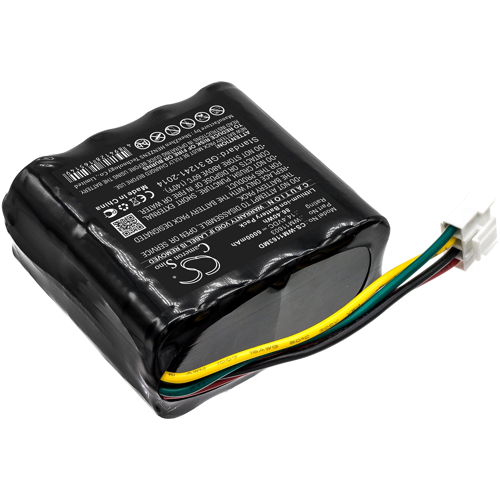 Li-ion Battery fits Weinmann, Accuvac Pro 14.4V, 6000mAh Medical Cameron Sino Technology Limited