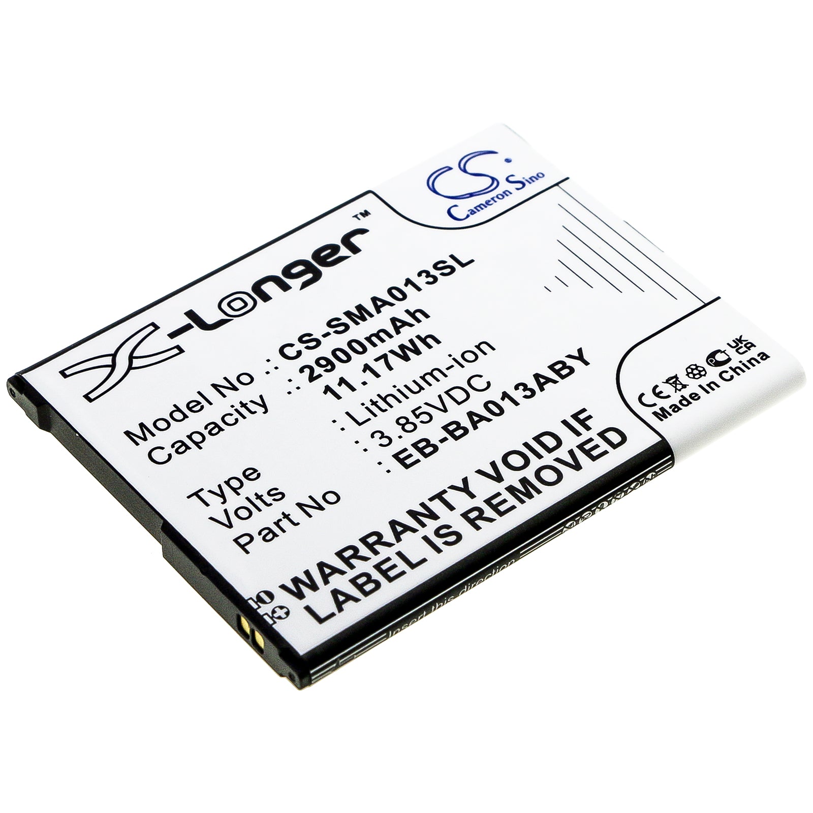 Li-ion Battery fits Samsung, Galaxy M01 Core 2020, Sm-a013g/ds, Sm-m013f/ds 3.85V, 2900mAh Mobile & SmartPhone Cameron Sino Technology Limited