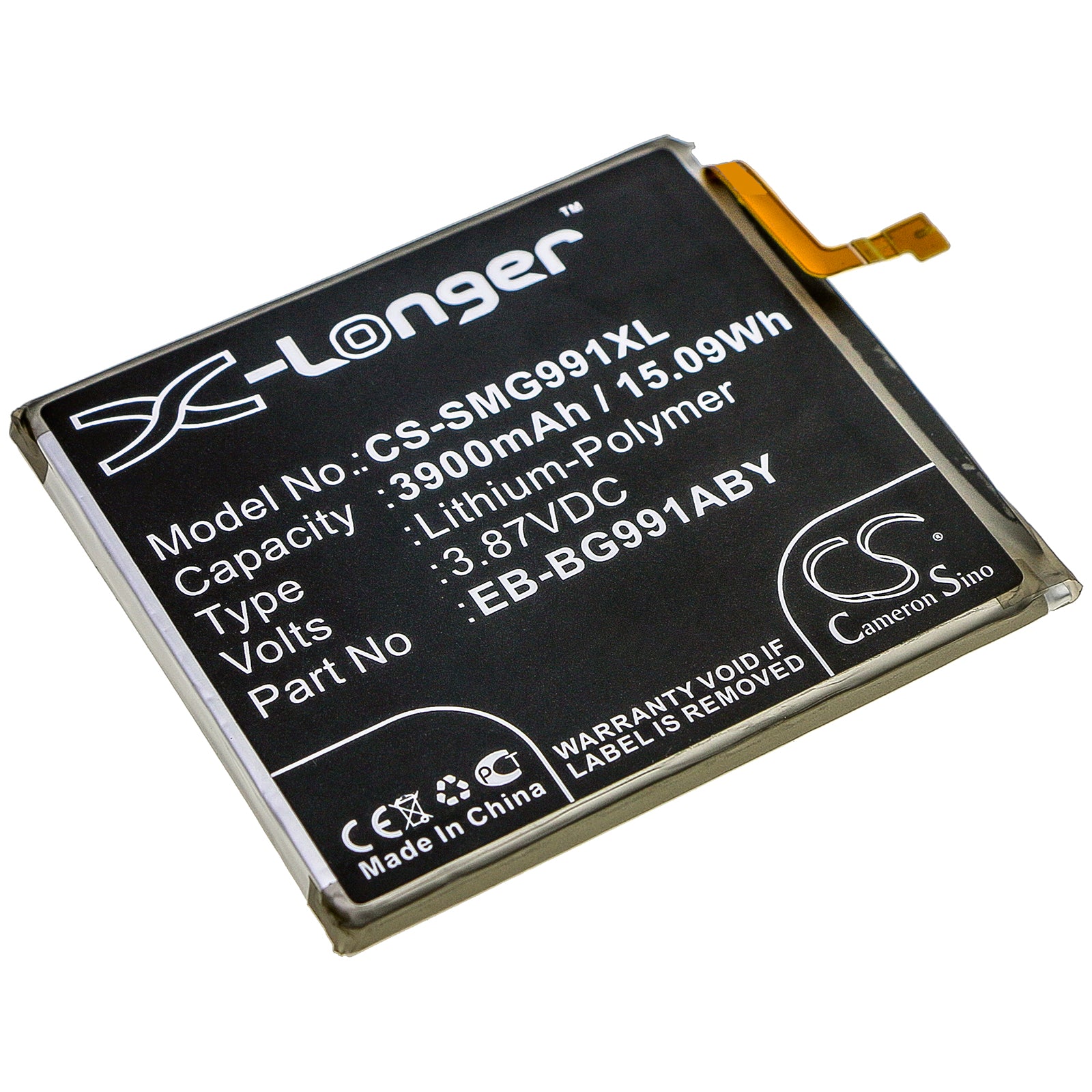 Li-Polymer Battery fits Samsung, Galaxy S21 5g, Galaxy S21 5g Uw, Sc-51b 3.87V, 3900mAh Mobile & SmartPhone Cameron Sino Technology Limited