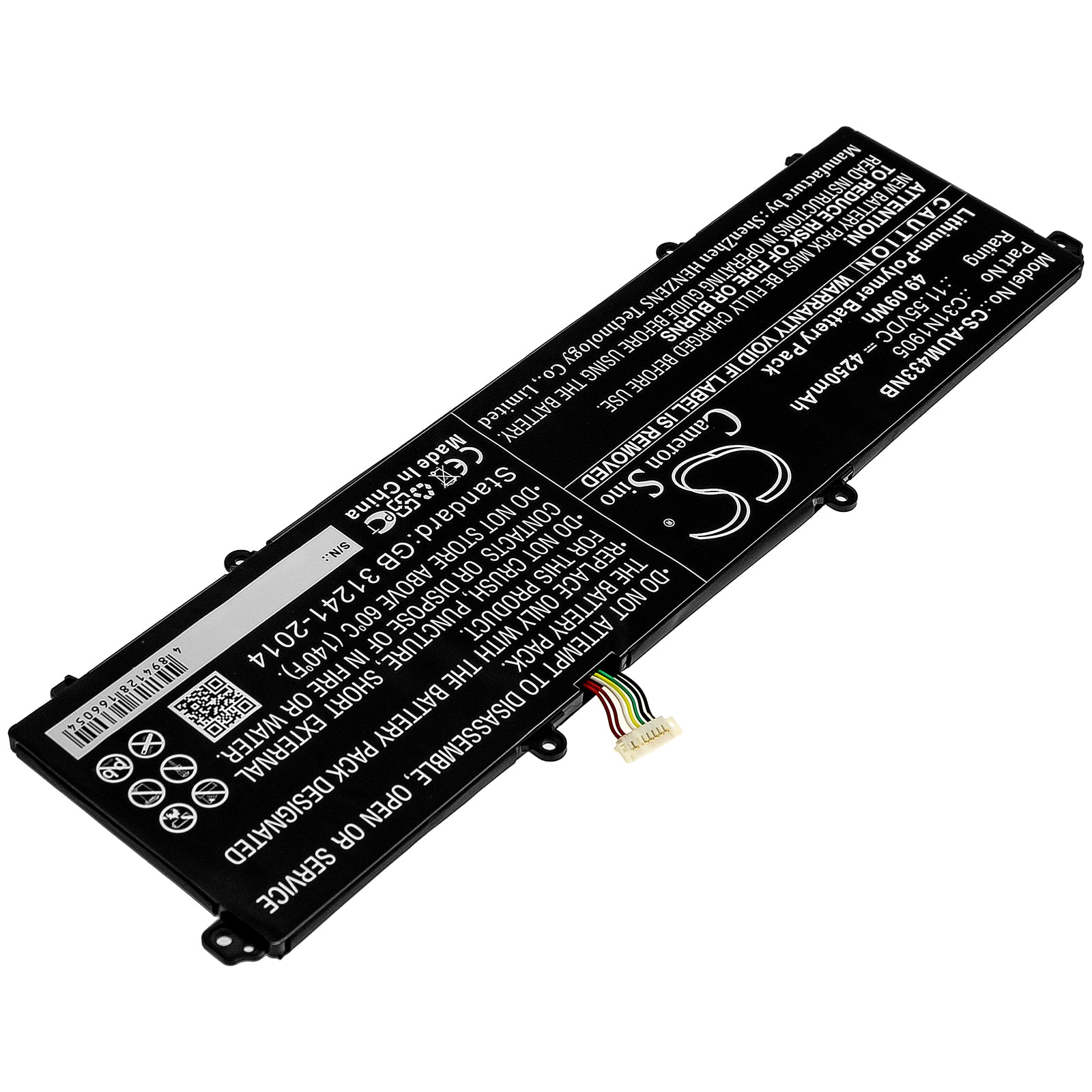 Li-Polymer Battery fits Asus, Vivobook 14 S433fl-eb072t, Vivobook 14 S433fl-eb093t 11.55V, 4250mAh Notebook & Laptop Cameron Sino Technology Limited