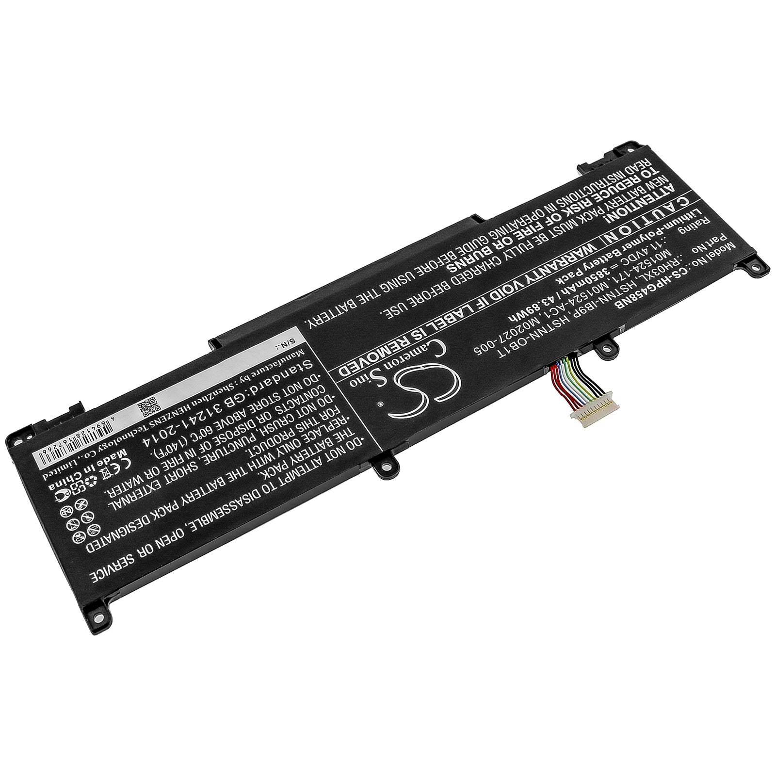 Li-Polymer Battery fits Hp, Probook 450 G8, Probook 650 G8 11.4V, 3850mAh Notebook & Laptop Cameron Sino Technology Limited