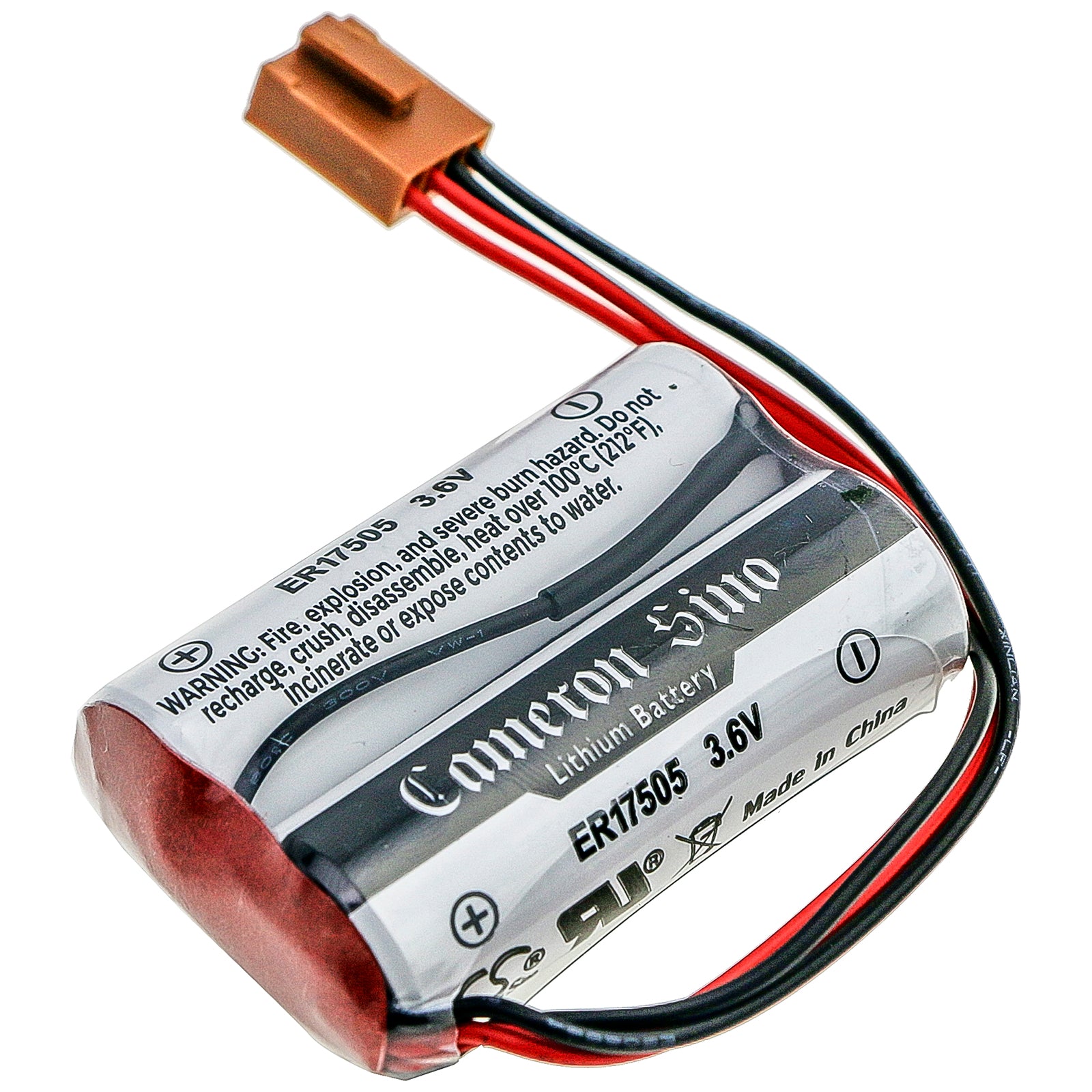 Li-SOCl2 Battery fits Yaskawa, 2ls17500-toy, K-24 Er17/50, 3.6v+3.6v 3.6V, 3500mAh PLC Cameron Sino Technology Limited