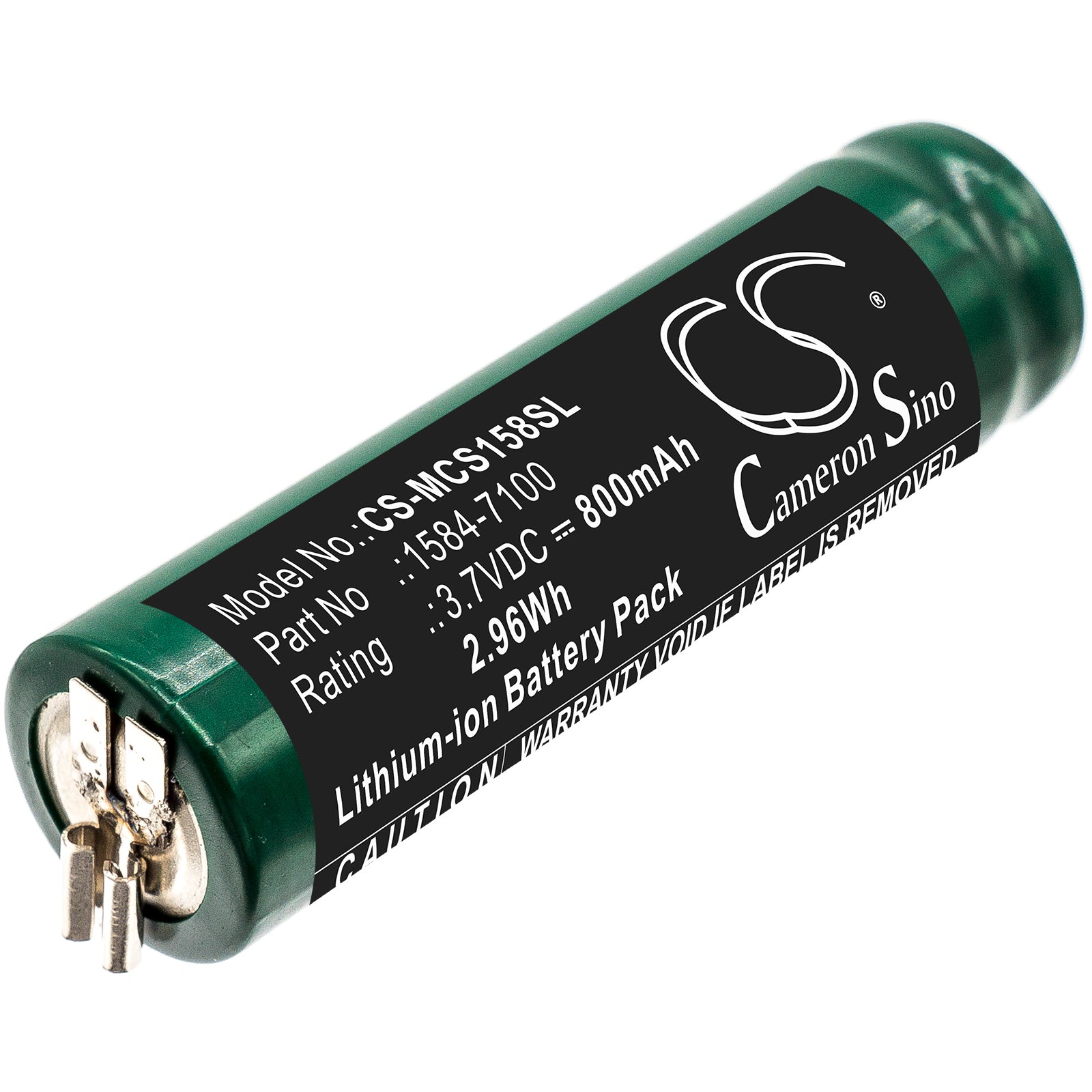 Li-ion Battery fits Moser, Chromstyle 1584 3.7V, 800mAh Shaver Cameron Sino Technology Limited