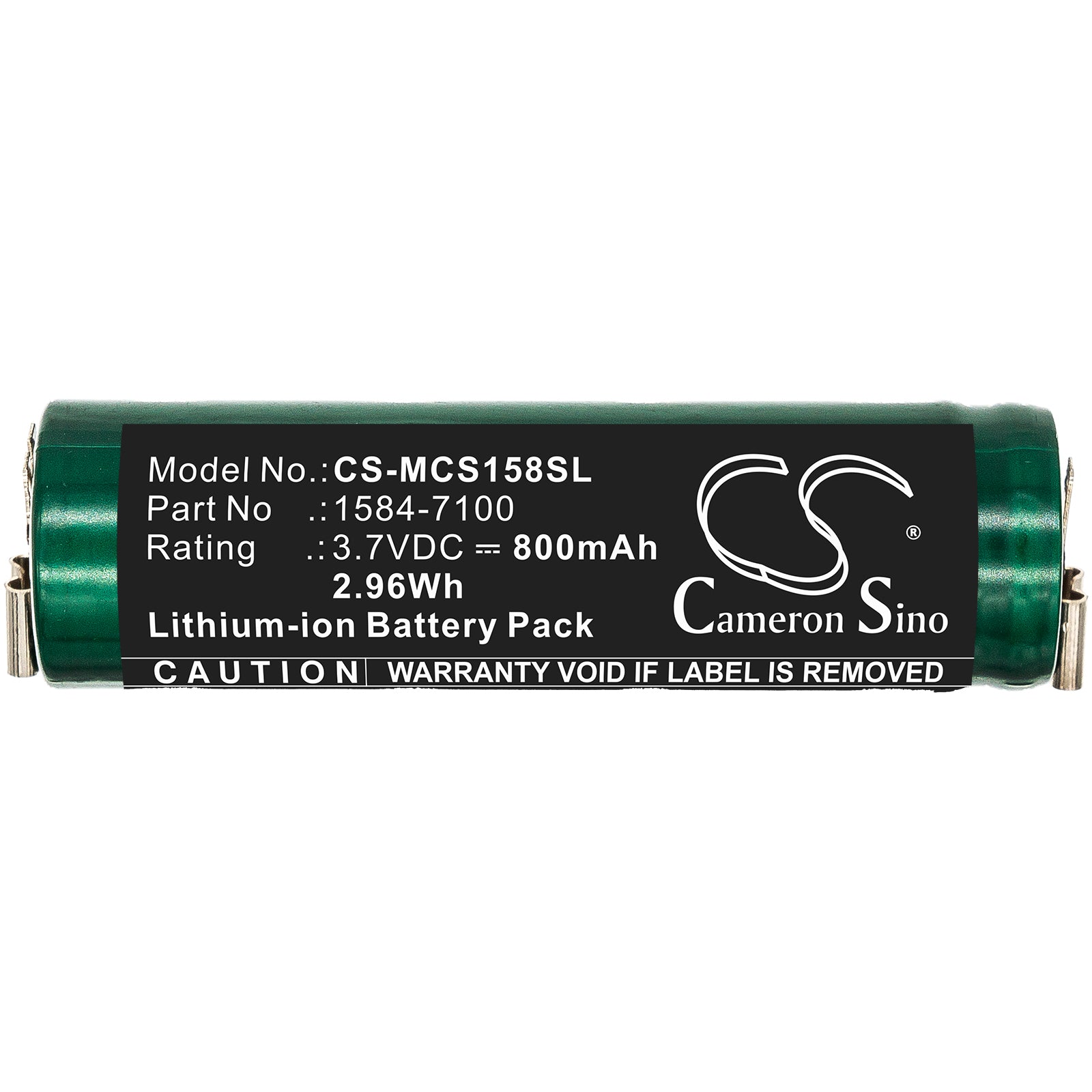 Li-ion Battery fits Moser, Chromstyle 1584 3.7V, 800mAh Shaver Cameron Sino Technology Limited