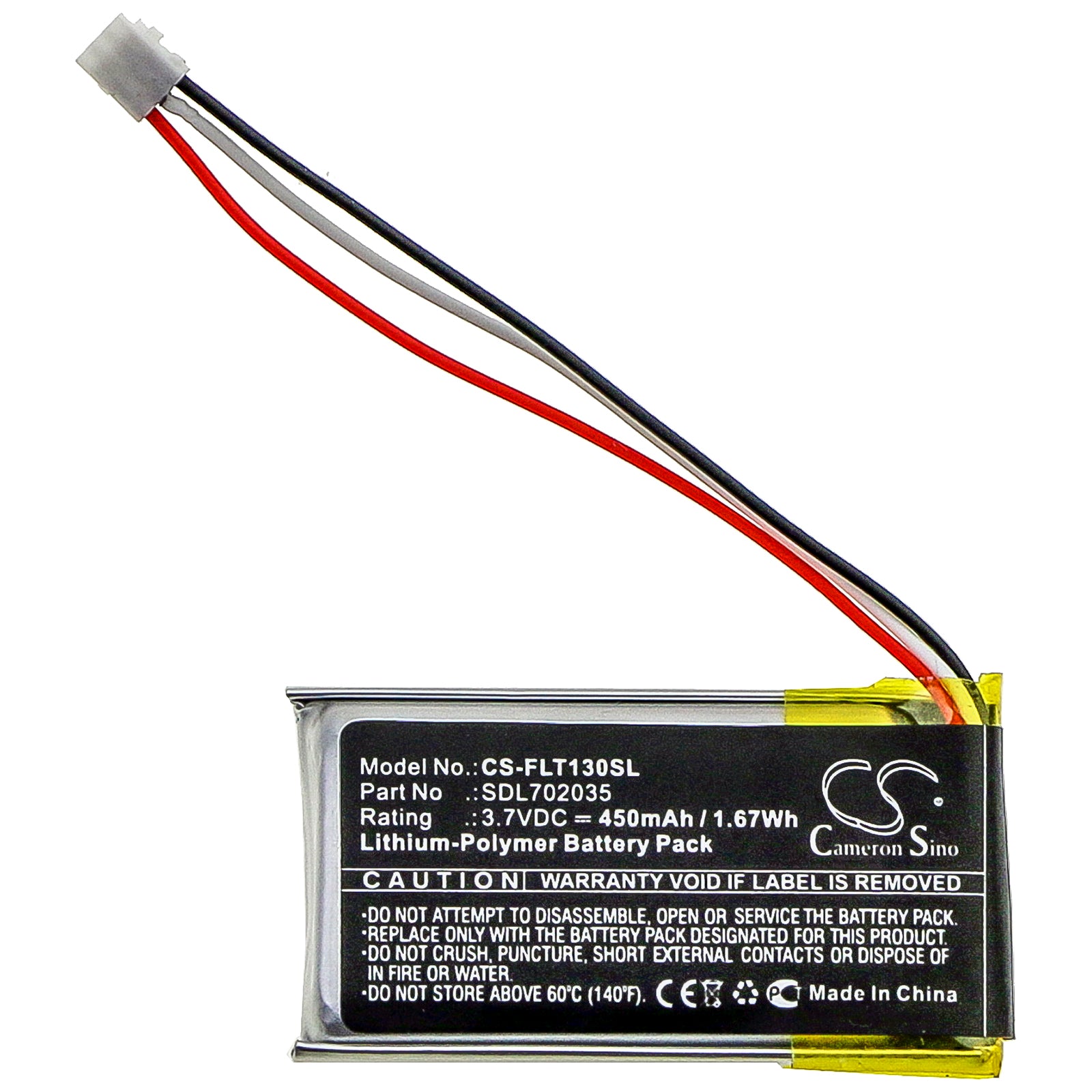 Li-Polymer Battery fits Flir, One Pro 3.7V, 450mAh Thermal Camera Cameron Sino Technology Limited
