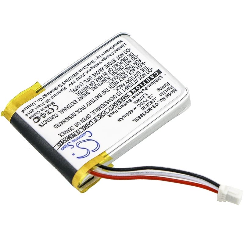 Li-Polymer Battery fits Mio, Mivue 388, Mio 3.7V, 450mAh Dashcam Cameron Sino Technology Limited