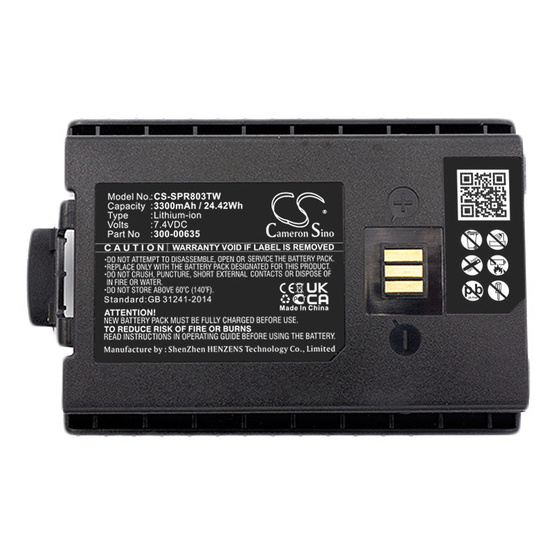 Li-ion Battery fits Sepura, Sc20, Sc2020, Sc2024 7.4V, 3300mAh Two-Way Radio Cameron Sino Technology Limited
