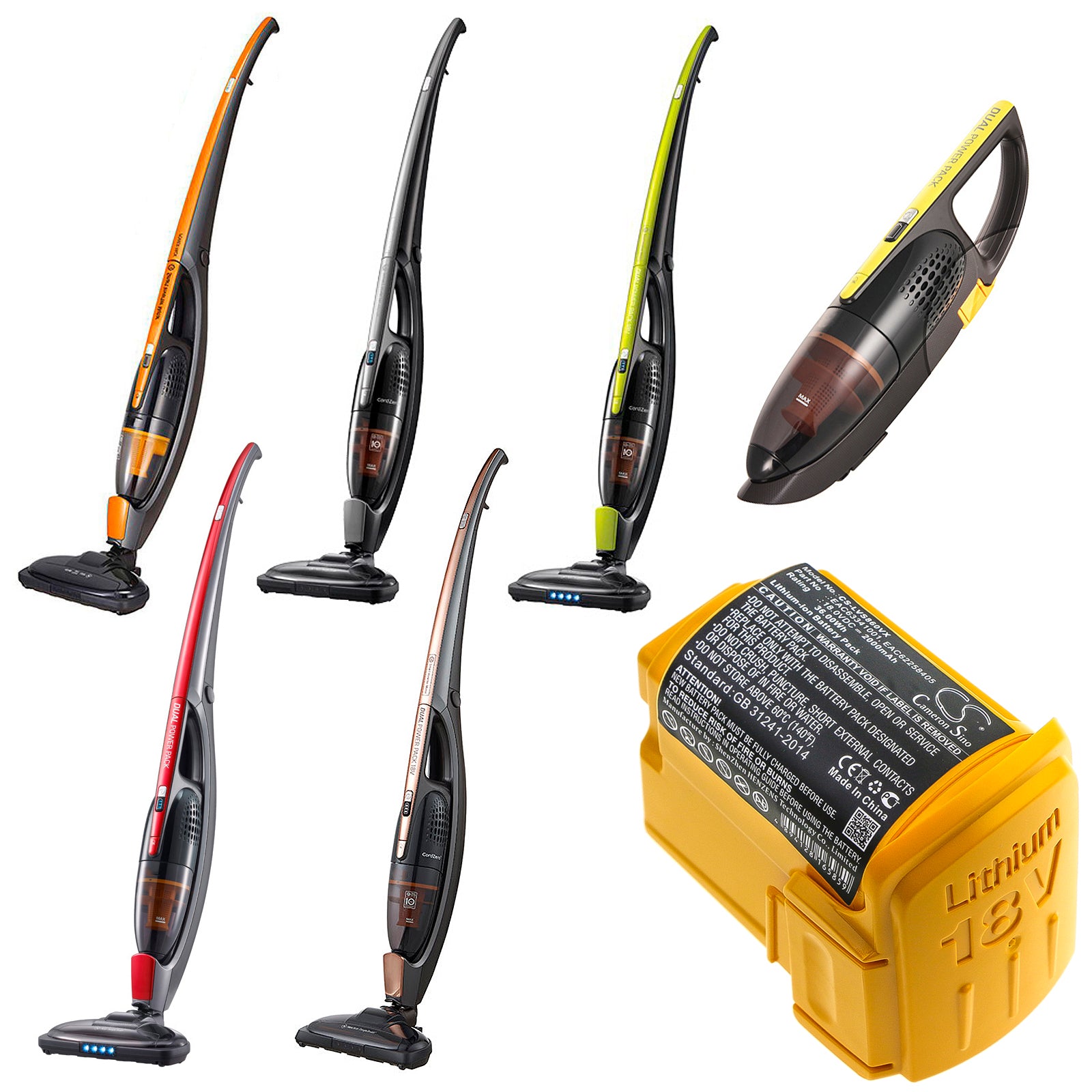 Li-ion Battery fits Lg, Lg Vs8603swm, Vhb511bdb, Vhb511cdb 18.0V, 2000mAh Home Electronics Cameron Sino Technology Limited (Suspended)