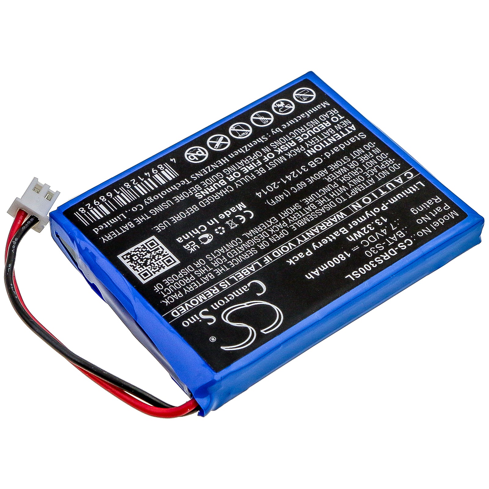 Li-Polymer Battery fits Deviser, S30 7.4V, 1800mAh Equipment & Survey & Test Cameron Sino Technology Limited