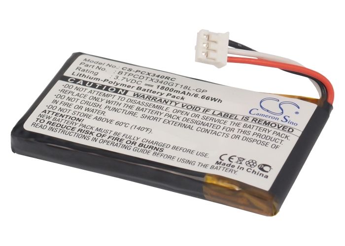 Li-Polymer Battery fits Sprint, Pcdtx340gt, Tx340gt, 3.7V, 1800mAh Hotspot Cameron Sino Technology Limited