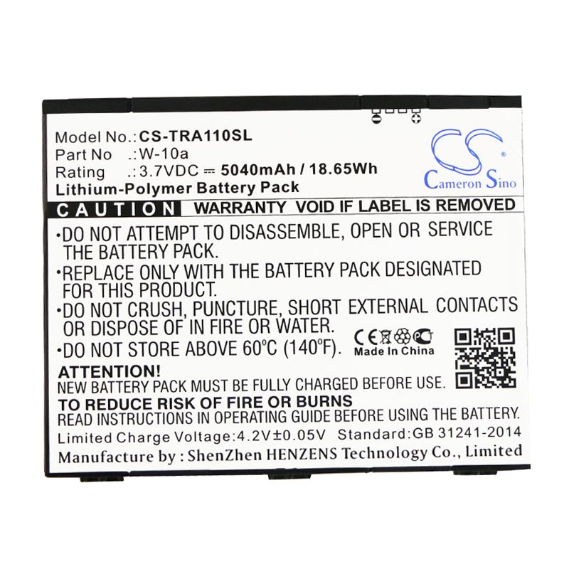 Li-Polymer Battery fits Netgear, Mr2100, Nighthawk M2, Telstra 3.7V, 5040mAh Hotspot Cameron Sino Technology Limited