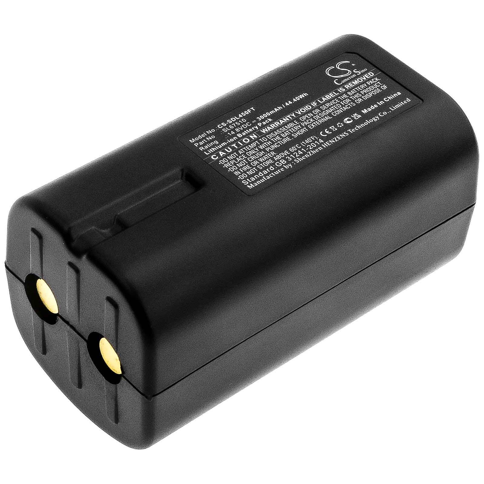 Li-ion Battery fits Sealife, Sea Dragon 4500 14.8V, 3000mAh Flashlight Cameron Sino Technology Limited