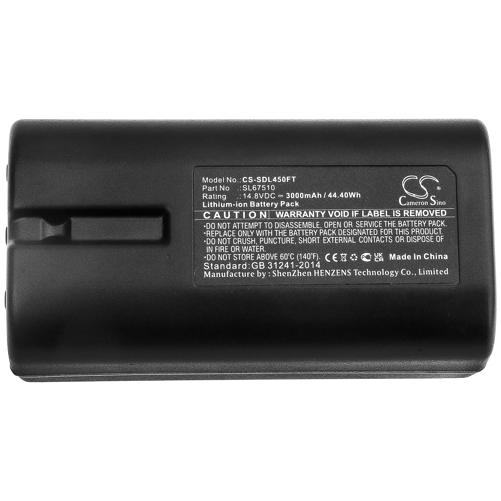 Li-ion Battery fits Sealife, Sea Dragon 4500 14.8V, 3000mAh Flashlight Cameron Sino Technology Limited
